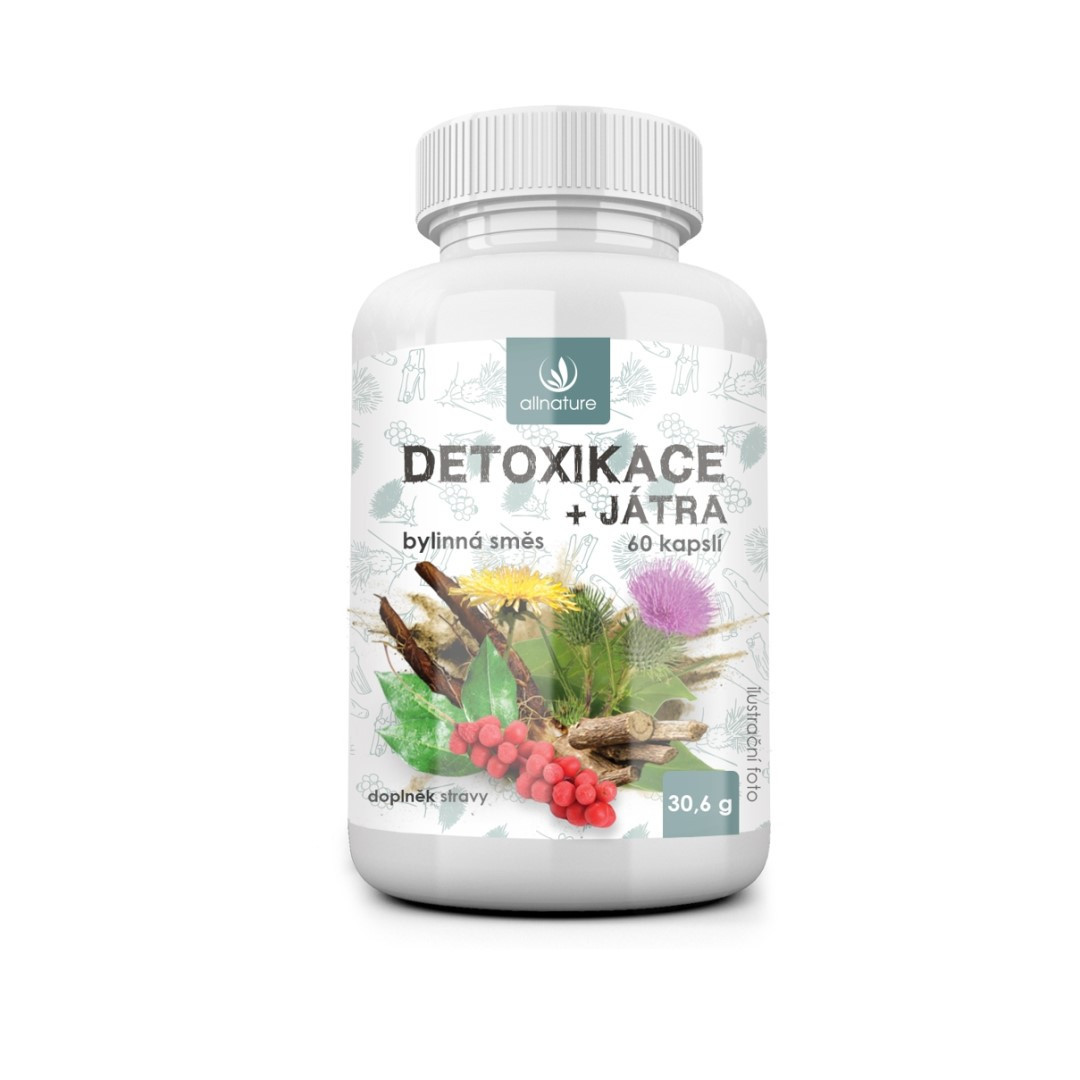 ALLNATURE Detoxikace bylinný extrakt - 60 cps.