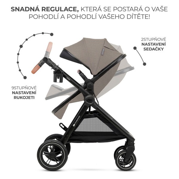 KINDERKRAFT Kočárek kombinovaný 3v1 Esme