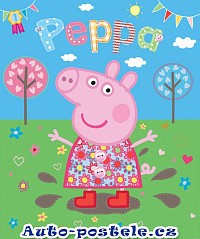 3D Tapeta 8 dílná Peppa Pig Walltastic 3D Tapeta 8 dílná Peppa Pig Walltastic