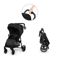 Kočárek sportovní Grande City Black Kinderkraft + Dětské odrážedlo 2WAY Next
