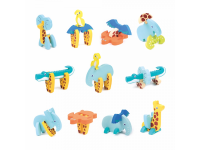 LUDI Puzzle pěnové 3D Zvířátka