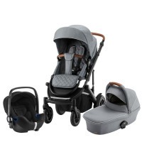 Set kočárek Britax Smile III + hluboká korba + autosedačka Set kočárek Britax Smile III + hluboká korba + autosedačka