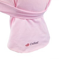 LITTLE ANGEL Kšiltovka tenká pirát Outlast® - růžová baby/růžová baby kytičky