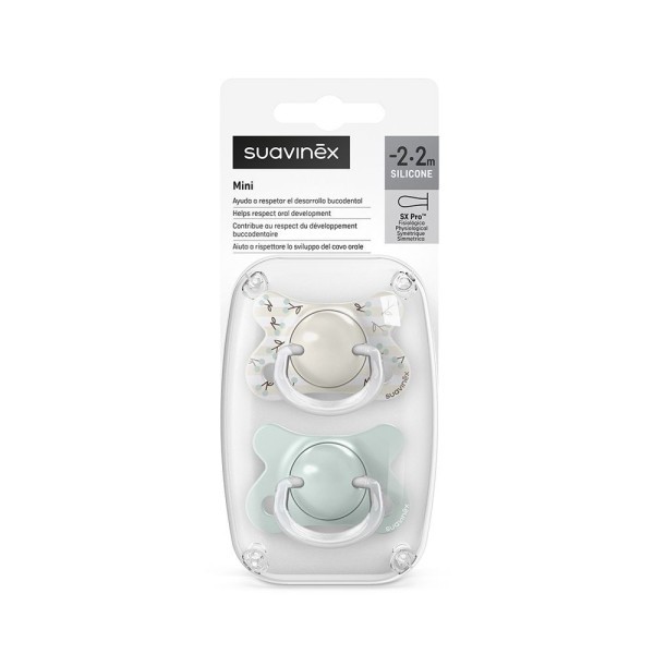 SUAVINEX  Dudlík SX PRO fyziologický BIRDIES -2/2 m