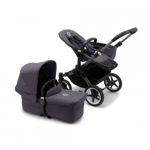 Bugaboo Donkey 5 Mono complete Graphite/Stormy blue-Stormy blue