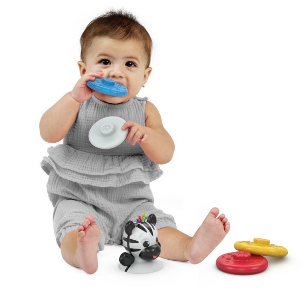 BABY EINSTEIN Kousátko stohovací zebra Stack & Wobble Zen™ 3m+