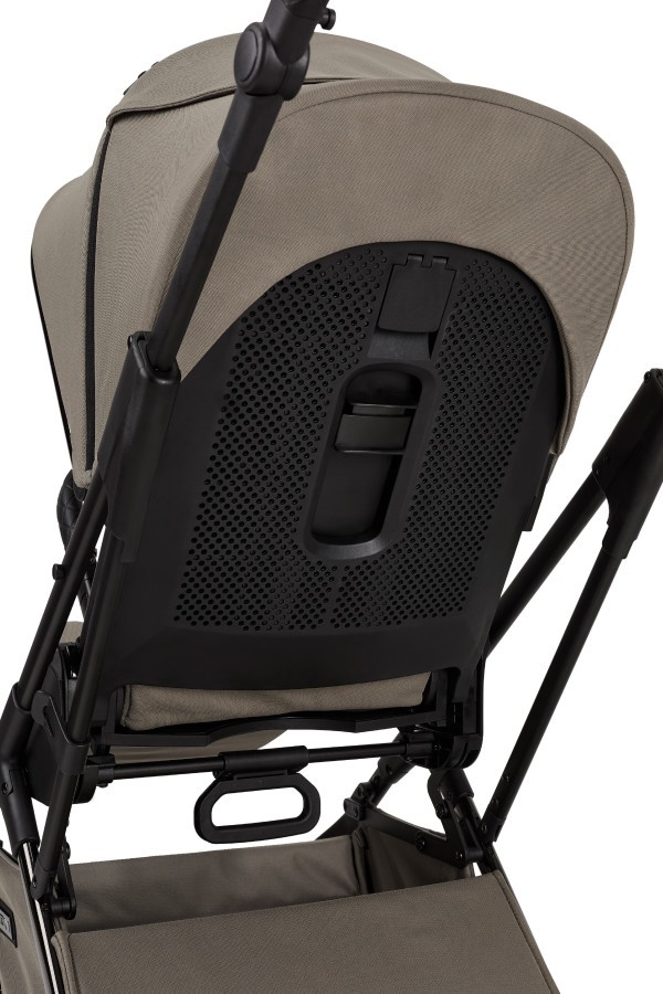 MOON PIÚ EXTRA black chrome Kombinovaný kočárek