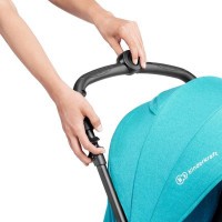 KINDERKRAFT Mini Dot Coral Kočárek sportovní + koš na pleny Angelcare