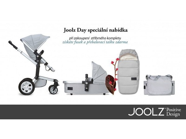 Kočárek Joolz Day kombinovaný- stříbrná konstrukce