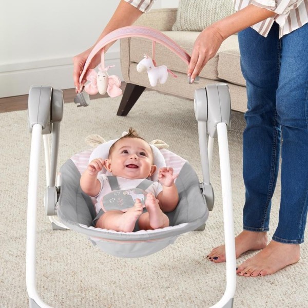 INGENUITY Houpačka s melodií Cuddle Lamb 0m+, do 9 kg