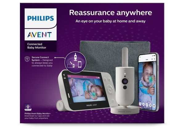 Philips AVENT Chůvička dětská video chytrá SCD953/26