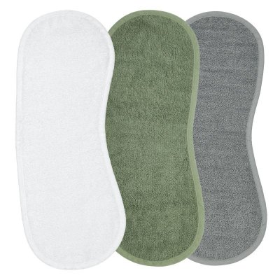 White/forest green/grey
