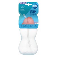 CANPOL BABIES Lahev sportovní se slámkou 370ml