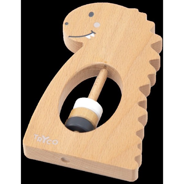 TRYCO Dřevěné chrastítko