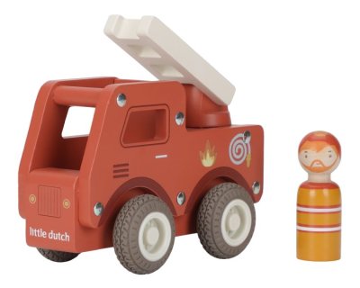 Hasičské auto dřevěné