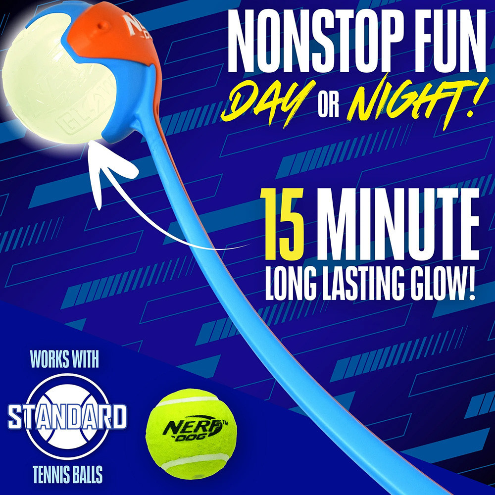 NERF DOG Hračka pro psy LED launcher Air Strike se svítící funkcí Try Me