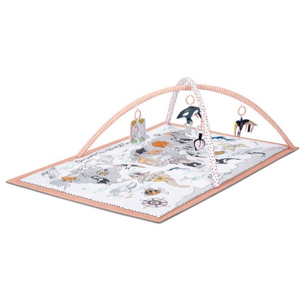 KINDERKRAFT Deka na hraní Tippy 3v1