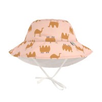 Sun Protection Bucket Hat camel pink