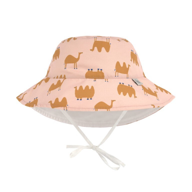 Sun Protection Bucket Hat camel pink
