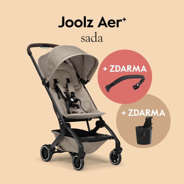 JOOLZ AER+ kočárek SADA madlo a držadlo na nápoj