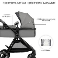 KINDERKRAFT Kočárek kombinovaný 3v1 Esme