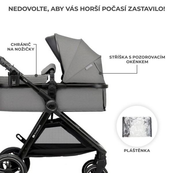 KINDERKRAFT Kočárek kombinovaný 3v1 Esme