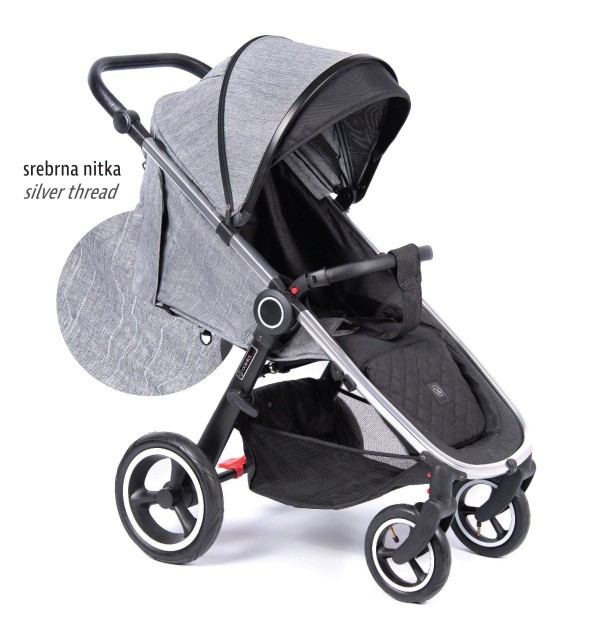 SPORTOVNÍ DĚTSKÝ KOČÁREK COLETTO JOGGY 2020 NAFUKOVACÍ KOLA