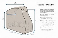 EMITEX Pláštěnka na sportovní kočárek S /Tracking