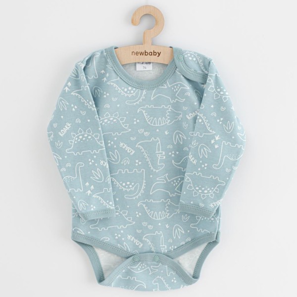 NEW BABY Kojenecké body Classic II dino mátové