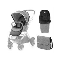 BabyStyle Oyster 2/ Max textilní set Wolf Grey 2019