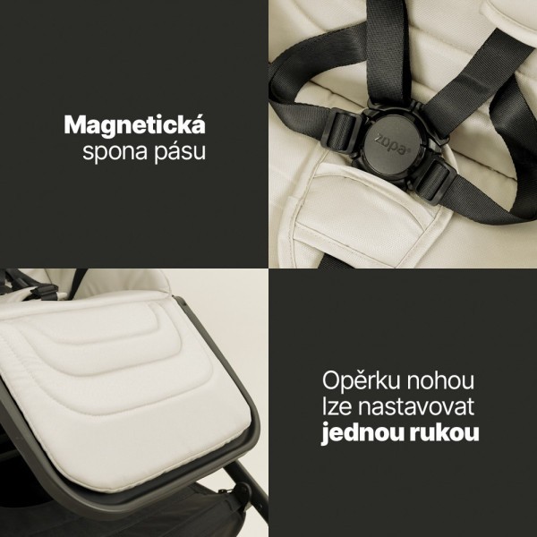 ZOPA Set kočárek Move Cross 5 + hluboká korba Move XL 5 + autosedačka XM