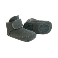 LODGER Kožené capáčky Walker Moccasin Gunmetal