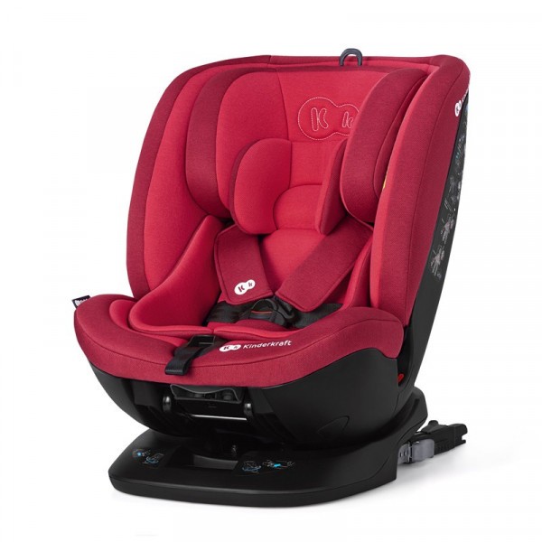 KINDERKRAFT Autosedačka Xpedition Isofix Red, Otočná 0-36 kg