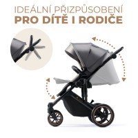 KINDERKRAFT SELECT Kočárek kombinovaný 3v1 Prime 2