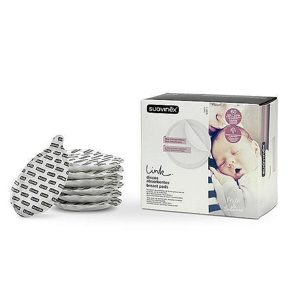 SUAVINEX Absorpční vložky do podprsenky 60 párů