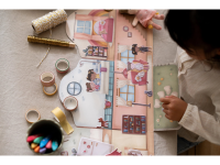 LITTLE DUTCH Knížka se samolepkami Dům Rosa