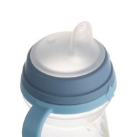 CANPOL BABIES Hrneček se silikonovým pítkem FirstCup BONJOUR PARIS 250ml