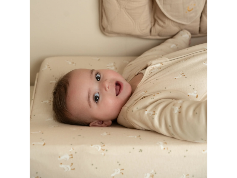LITTLE DUTCH Potah na přebalovací podložku Husa Newborn Naturals