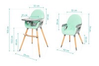 ZOPA Dětská židlička Dolce 2