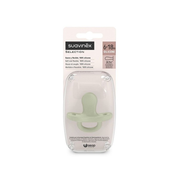 SUAVINEX ŠIDÍTKO fyziologické SILIKON 6-18m SX PRO - COLOUR ESSENCE