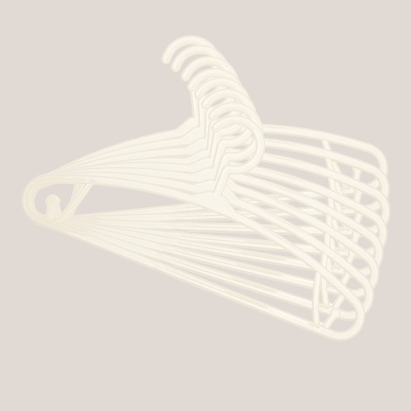 BO JUNGLE Dětská plastová ramínka 8ks