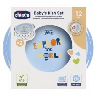 Chicco Set Jídelní talíř a miska Chicco Set Jídelní talíř a miska