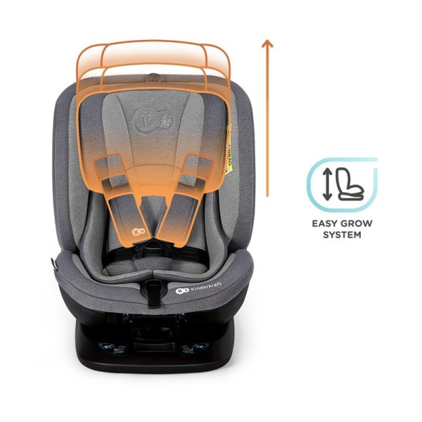 KINDERKRAFT Autosedačka Xpedition Isofix Red, Otočná 0-36 kg