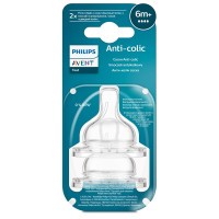 Philips AVENT Dudlík na láhev Anti-colic ,2 ks