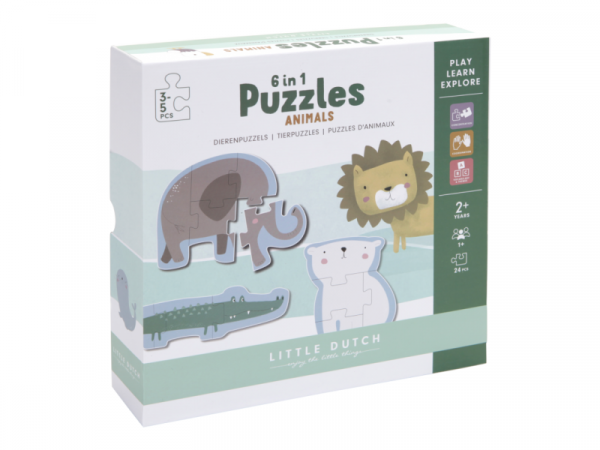 Little Dutch Puzzle 6v1 ZOO