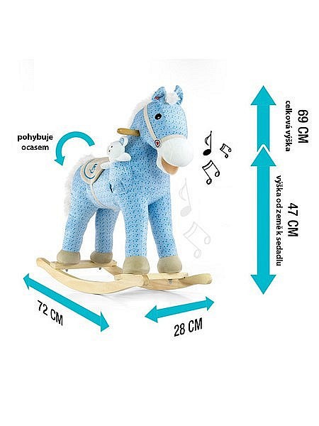 MILLY MALLY Pony Houpací koník s melodií