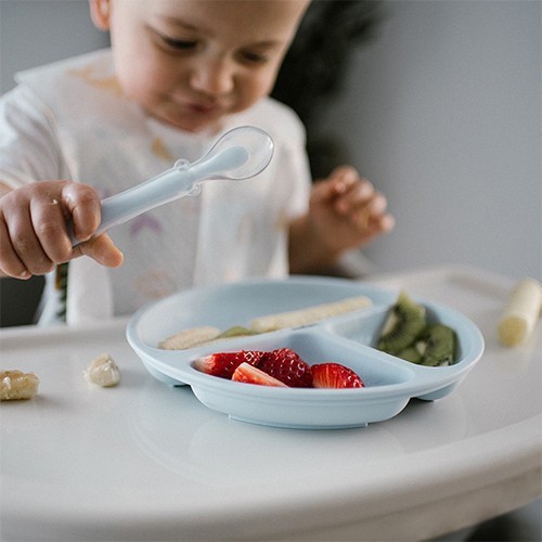 BABYONO Talíř silikonový s přísavkou 6m+