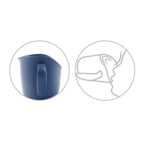 BABYONO Hrnek ergonomický s oušky 120 ml 6m+