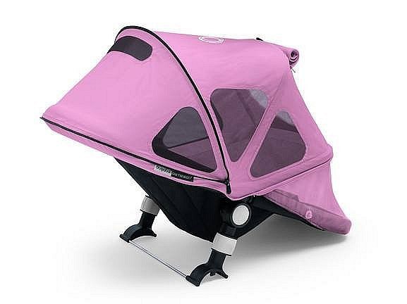 Bugaboo Fox/Cameleon breezy sun canopy - letní stříška Soft Pink