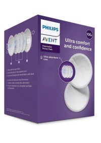 Philips AVENT Chránič bradavek 2 ks + ster.krabička + Prsní vložky jednorázové 100 ks